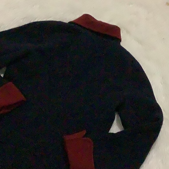 Carolyne Roehm 100% wool blue coat - Picture 7 of 7